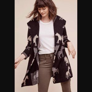 NWT Anthropologie Dressage Sweater Coat XS S M
